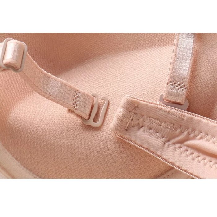New Fashion Bralette Seamless Sexy Lingerie Simple Push Up Bra Front Closure Button Candy Color Women Underwear Small Brassiere