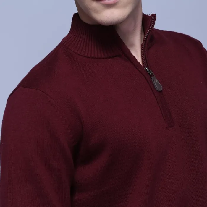 2019 Thicken Polo Sweaters Men Pullover Winter Warm Cotton Knitted Half Zipper Sweater Pullover Male Jumper Autumn Spring Jersey