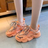 Platform Sneakers women Causal Shoes Fashion Height Increasing  5CM  Sports Sneakers Thick Bottom Chunky Shoes