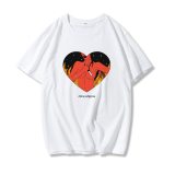 print T-shirt chic Harajuku vintage BF large size loose top women's fashion T-shirt