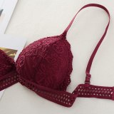 Sexy Seamless Deep V Lace Women Bra Wireless Thin Underwear Sexy Lingerie Lace Bras