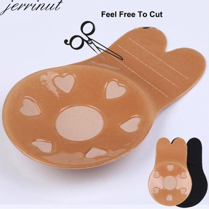 Jerrinut Dropshipping VIP Push up Strapless Bra Silicone Invisible Bra Bras For Women Sexy Silicone Sticky Bralette