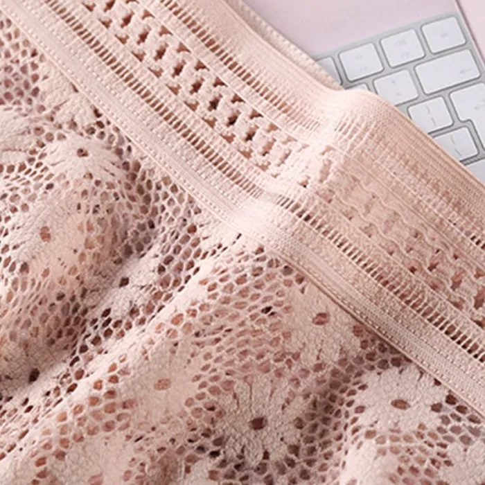 Women Lace Bra Sets Seamless Underwear Backless Vest Sexy Panties Padded Bralette Lingerie Ultrathin Briefs Female Intimates #F