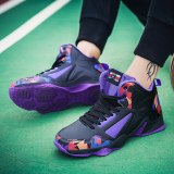 Hot Sale Basketball Shoes Comfortable High Top Gym Training Boots Ankle Boots Outdoor Men Sneakers Athletic Sport  Shoes