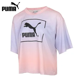 Original New Arrival  PUMA TIE DYE Mesh Tee Women's  T-shirts short sleeve Sportswear
