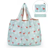 Reusable Shopping Bags Foldable Large Size Shopping Bags Totes Heavy Duty Washable Cloth Grocery Bags Eco-Friendly Ripstop