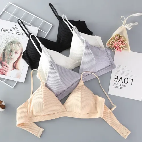 BEFORW Fashion Backless Bras For Women Comfortable Breathable Wireless Bralette Sexy Lingerie One Piece Seamless Padded Bra