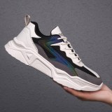 Breathing Running Shoes Men Reflective Tide Shoes Special Casual Shoes with Hollow Bottom Wear-resistant Jogging Men