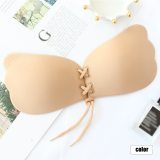 DeRuiLaDy Seamless Wireless Self Adhesive Stick On Bras Strapless Push Up Bras For Women Sexy Lingerie Invisible Silicone Bra