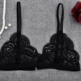 SP&CITY Women Transparent Lace Bra Ladies Sexy Invisible Bra Small Size Bras Fashion Holllow Out Bralette Floral Wire Free Bras