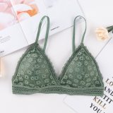 Women Lace Bra Sets Seamless Underwear Backless Vest Sexy Panties Padded Bralette Lingerie Ultrathin Briefs Female Intimates #F