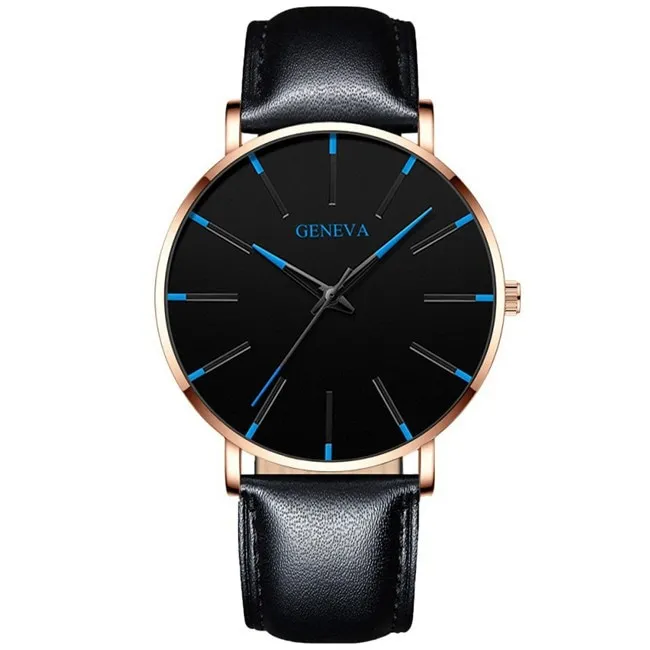 2020 Minimalist Men's Fashion Ultra Thin Watches Simple Men Business Stainless Steel Mesh Belt Quartz Watch