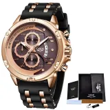 2020 LIGE Fashion Sport Watch Men Waterproof Mens Watches Top Brand Luxury Quartz  Silicone Strap