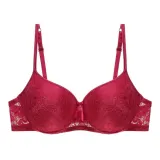 New Plus Size Bra Thin Cup  Lace Bralette For Woman Push Up Cotton Brassiere Underwire ABCD Cup Bras Underwears