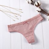 Panties cotton underwear female sexy lingerie G-string girl underpants lady casual T-back woman intimate panty thong 1pcs dzk10