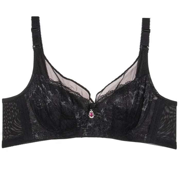 Ultra Thin Lace Bralette Sexy Top Super Push Up Bras for Women Plus Size C/D Underwear Breathable Brassiere Lingerie Intimates