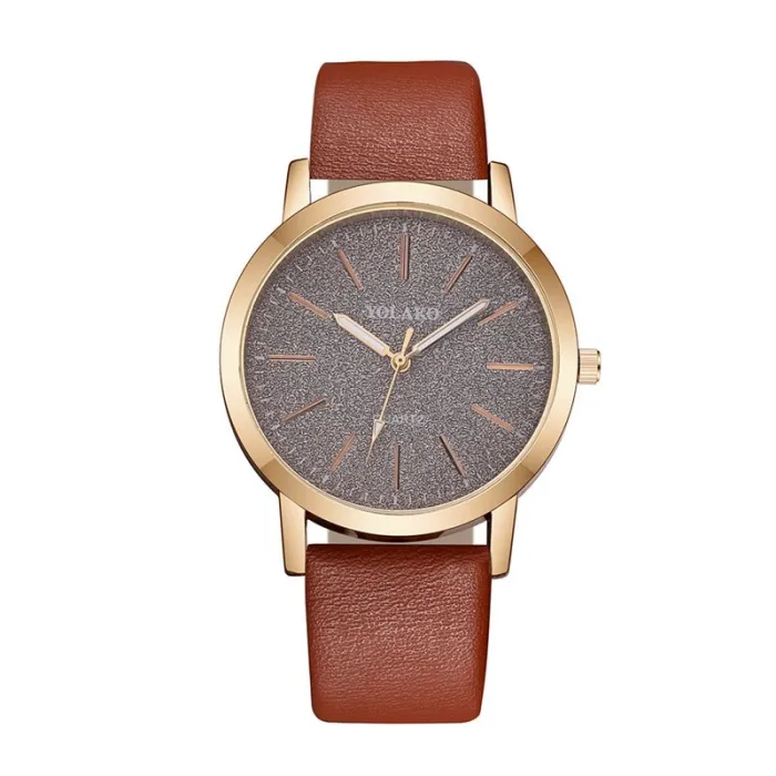 Luxury Brand Leather Quartz Women's Watch Ladies Fashion Watch Women Wristwatch Clock