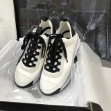 2020 spring and summer new casual sports women's shoes small fragrant sponge cake thick bottom black and white old shoes net red