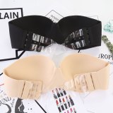wireless women fashion size d soft black seamless lingerie strapless invisible sexy bralette bra push up
