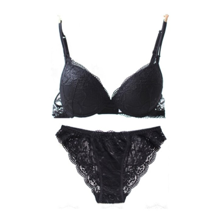 Sexy Lace Bra Set Women Underwear Set Push Up Bra Set Sexy Lcae Briefs Lingerie 3/4 Cup 70B 75B 80B Hot