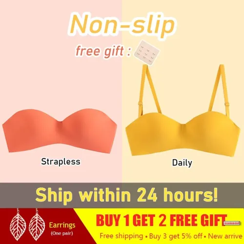 Invisible Push Up Strapless Bra For Wedding Without Strap Women Sexy Wireless Bralette Top Lingerie Brassiere Seamless Underwear