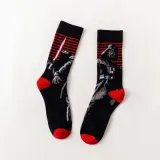 Men Socks New Star Wars Movie Socks Master Yoda Cosplay Socks Wookiee Jedi Knight Novelty Women Socks Soft Sox Dropshipping Gift