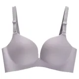 Seamless Bras for Women Push Up Wire Free Adjustable Sexy Bra Straps Bright Summer Lingerie Bras Solid Breathable Underwear