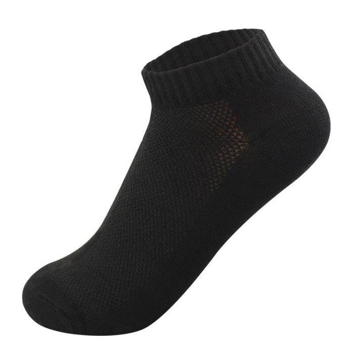 20Pcs=10Pair Breathable Men's Socks Short Ankle Socks Men Solid Mesh High Quality Male Boat Socks HOT SALE 2020 Hot