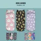 3pcs/Lot Teeth Purple SKULL Print Sock Cute Floral Socks Women Harajuku Art Socks Funny Cotton Kawaii Ankle Happy Socks White