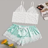 2020 Women Sexy Bra Set Ladies Sexy Lace Comfortable Polyester Sleepwear Underwear Tops Briefs Sets Lenceria Biquini