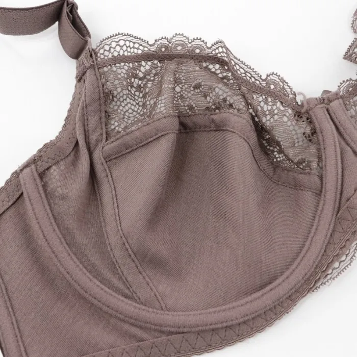 Beauwear Large Size Bras C D DD E cup for Women underwired Non-padded Bra Ladies Sexy Full Cup Underwear Plus Size Bra