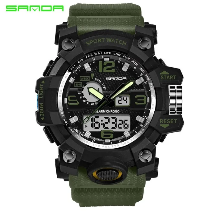 Waterproof Alarm Mens Watches Top Brand Luxury  Digital Led Sports Watch Men Clock Wristwatch