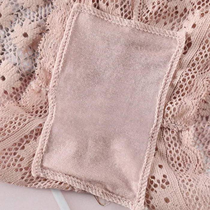 Women Lace Bra Sets Seamless Underwear Backless Vest Sexy Panties Padded Bralette Lingerie Ultrathin Briefs Female Intimates #F