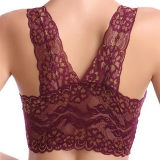 Plus Large Big Size Lace Bras for Women's Bralette bh Underwear Sexy Lingerie Super Push up Brassiere Girl Minimizer Deep V