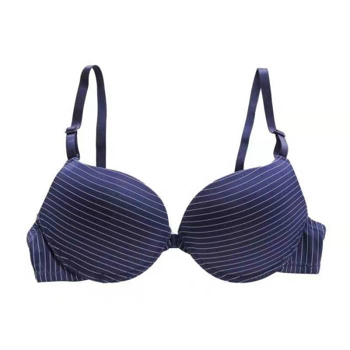 New Fashion Bralette Seamless Sexy Lingerie Simple Push Up Bra Front Closure Button Candy Color Women Underwear Small Brassiere