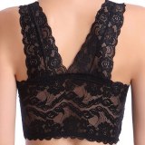 Plus Large Big Size Lace Bras for Women's Bralette bh Underwear Sexy Lingerie Super Push up Brassiere Girl Minimizer Deep V
