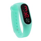 2020 New Men Women Casual Sports Bracelet Watches LED High-Definition Dial Electronic Digital Candy Color Silicone Wrist Watch