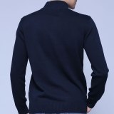 2019 Thicken Polo Sweaters Men Pullover Winter Warm Cotton Knitted Half Zipper Sweater Pullover Male Jumper Autumn Spring Jersey
