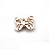 Butterfly Shaped Twist Turn Lock Metal Purse Lock Closure for DIY Handbag Shoulder Bag Purse