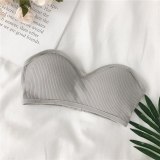 Sexy Strapless Bras for Women Wire Free Solid Color Brassiere Female Comfortable 3/4 Cup One-Piece Bra Women Sexy Lingerie