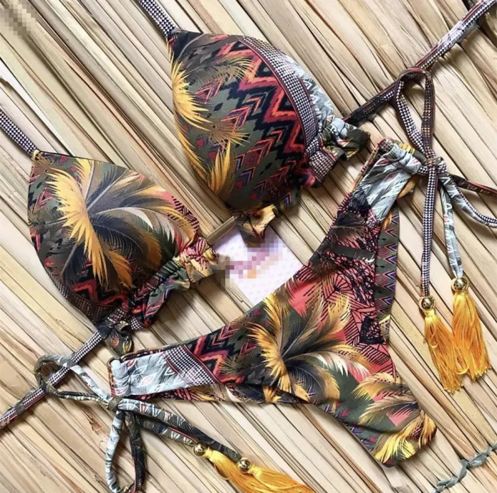 Bikini 2020 Sexy Swimwear Women Push-up Swimsuit Biquini Bathing Suit Beachwear Bandage Swim Beach Wear Brazilian Bikini Set