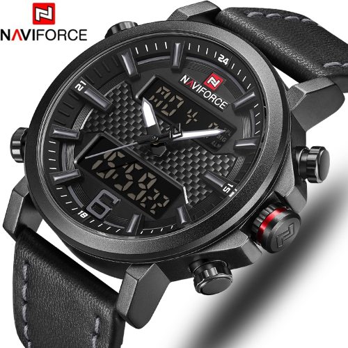 Top Luxury Brand Dress Quartz Mens Watches LED Date Analog Digital Watch Men Fashion Sport Clock