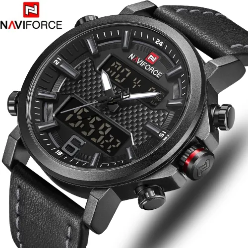 Top Luxury Brand Dress Quartz Mens Watches LED Date Analog Digital Watch Men Fashion Sport Clock