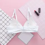 GUMPRUN Soft Bralette Cotton Lining Bras for Women Thin Wireless Push Up Bra Comfort Breathable Underwear Ladies Sexy Lingerie