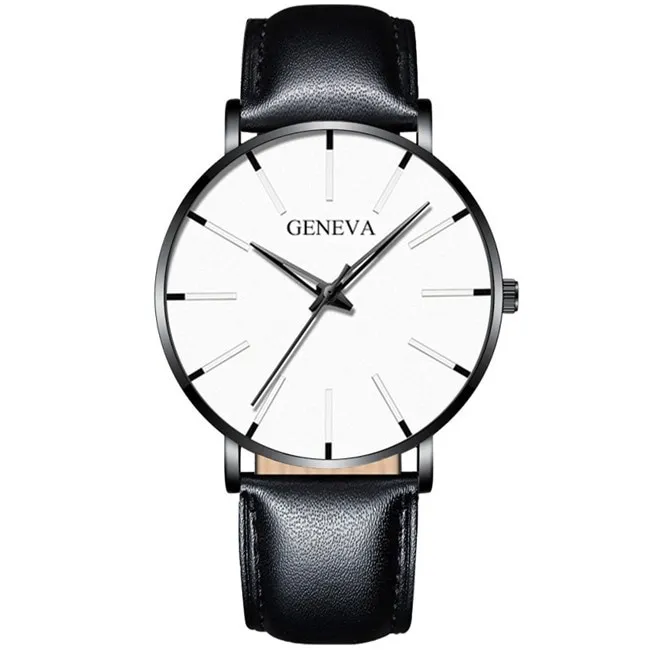 2020 Minimalist Men's Fashion Ultra Thin Watches Simple Men Business Stainless Steel Mesh Belt Quartz Watch