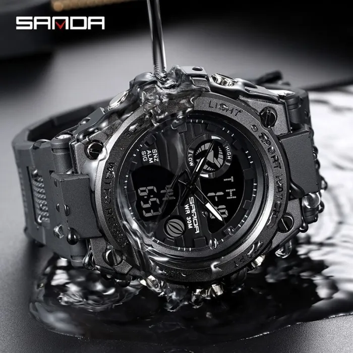 Waterproof Alarm Mens Watches Top Brand Luxury  Digital Led Sports Watch Men Clock Wristwatch