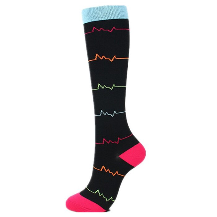 Men Women Antifatigue Compression Socks Flight Travel Stocking 15-30 MmHg Fit For Nurses, Pregnancy, Varicose Veins Relief Socks