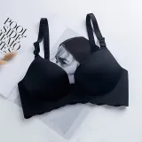 Seamless Bras for Women Push Up Wire Free Adjustable Sexy Bra Straps Bright Summer Lingerie Bras Solid Breathable Underwear