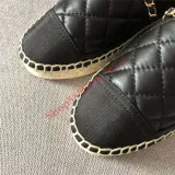 New Women Espadrilles Shoes Flat Genuine Leather Shoes Woman Casual Loafers Top Quality Spring Autumn Big Size 35-41