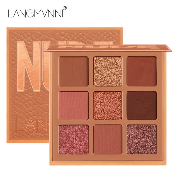NOVO Fashion eyeshadow palette 10Colors Matte EyeShadow naked palette Glitter eye shadow MakeUp Nude MakeUp set Korea Cosmetics